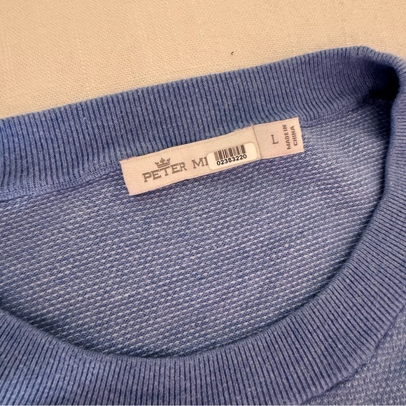 Baby blue Peter millar sweater - Picture 2 of 3
